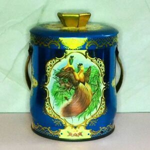 Vintage Murray Allan Candy Tin Made In England Home Decor Collecting